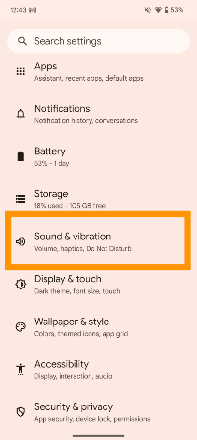 چگونه لرزش تطبیقی اندروید 15 را فعال کنیم؟
