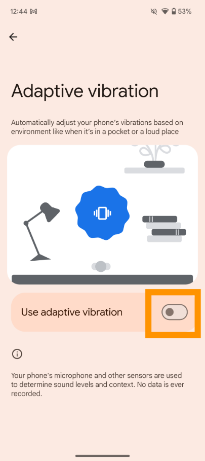 چگونه لرزش تطبیقی اندروید 15 را فعال کنیم؟