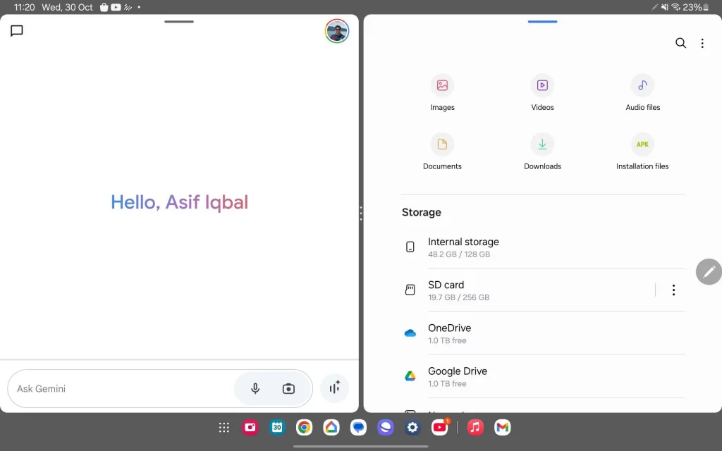 گوگل پشتیبانی چت بات جمینای از حالت Split-Screen را گسترش خواهد داد!
