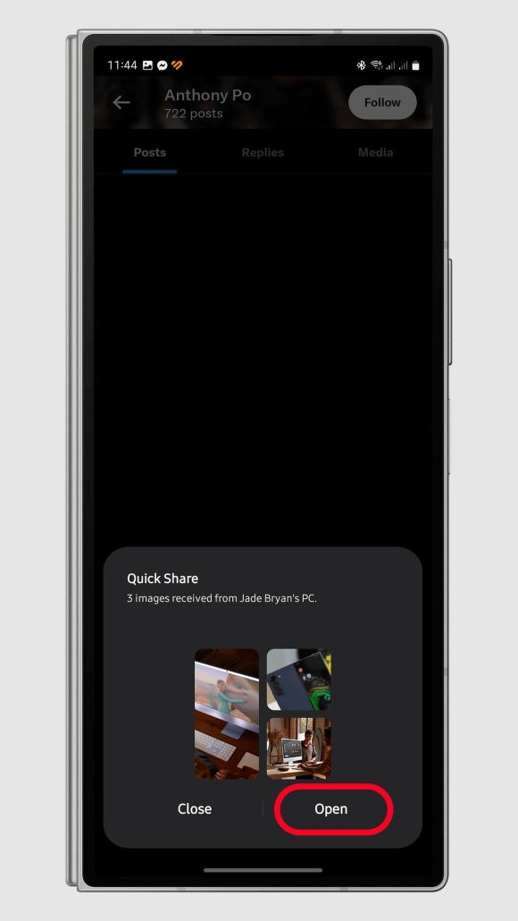 آموزش استفاده از قابلیت Quick Share برای انتقال فایل بین کامپیوتر و گوشی اندرویدی