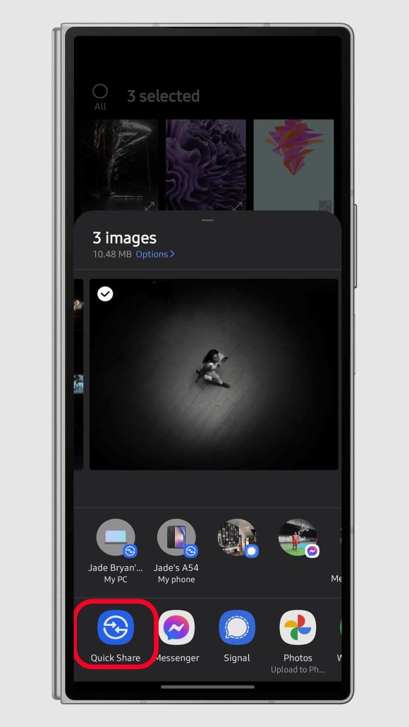 آموزش استفاده از قابلیت Quick Share برای انتقال فایل بین کامپیوتر و گوشی اندرویدی