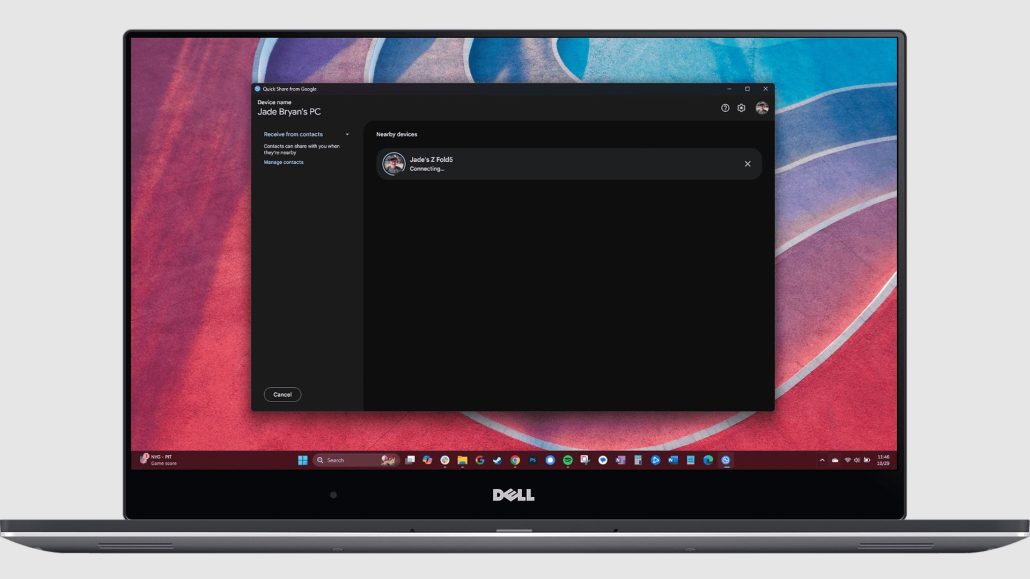 آموزش استفاده از قابلیت Quick Share برای انتقال فایل بین کامپیوتر و گوشی اندرویدی