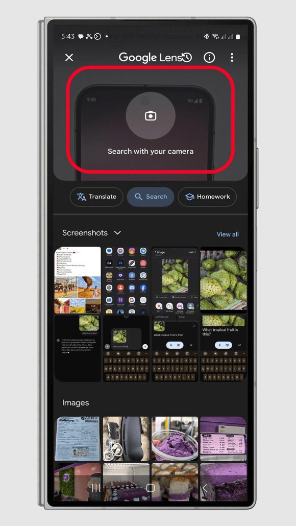 آموزش استفاده از قابلیت جستجو با ویدیو در گوگل لنز