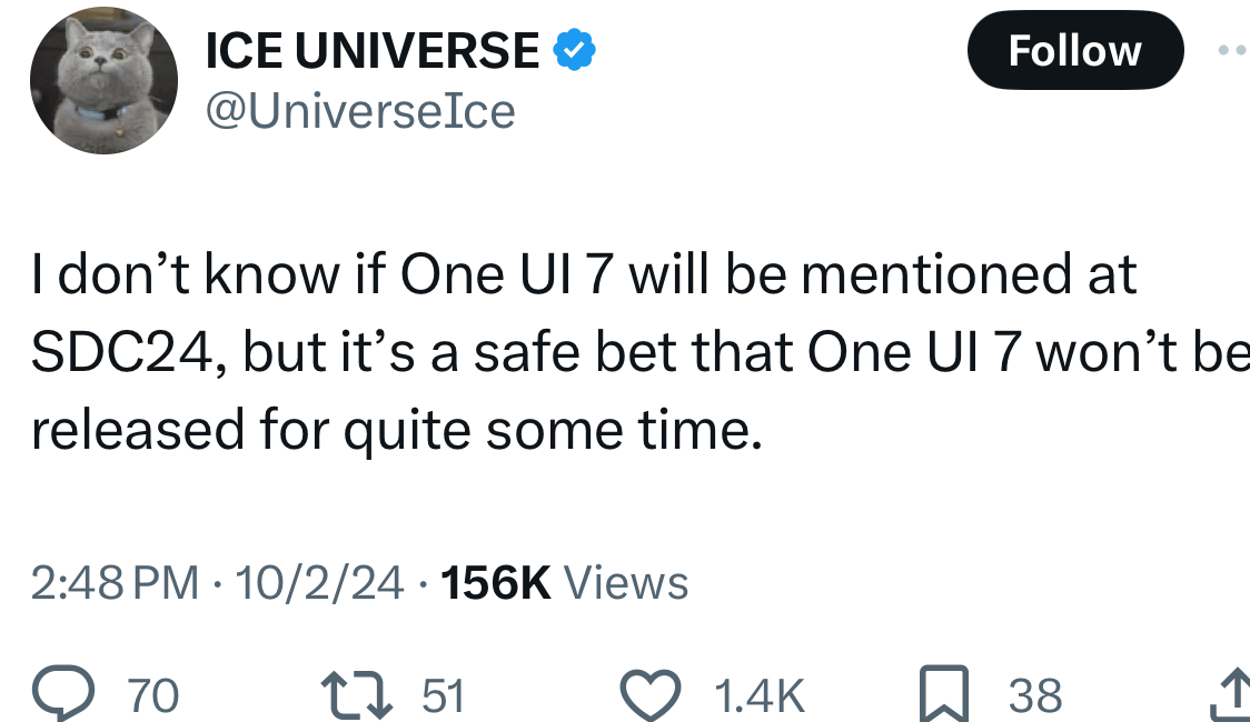 آپدیت One UI 7 بهزودی قابلیتهای مبتنی بر هوش مصنوعی را به گالری خواهد آورد!