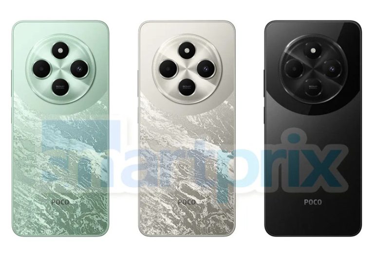 تصاویر رندر فاششده از پوکو C75 گزینههای رنگی این دستگاه را به نمایش میگذارند!