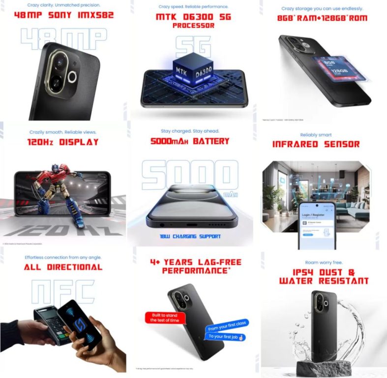 تکنو اسپارک 30C فایوجی با طراحی مشابه با آیفون 16 روانه بازار شد!