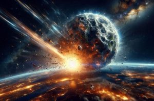 دهانه‌ای به قطر ۵ مایل نشان می‌دهد که برخورد دو سیارک دایناسورها را نابود کرده است!