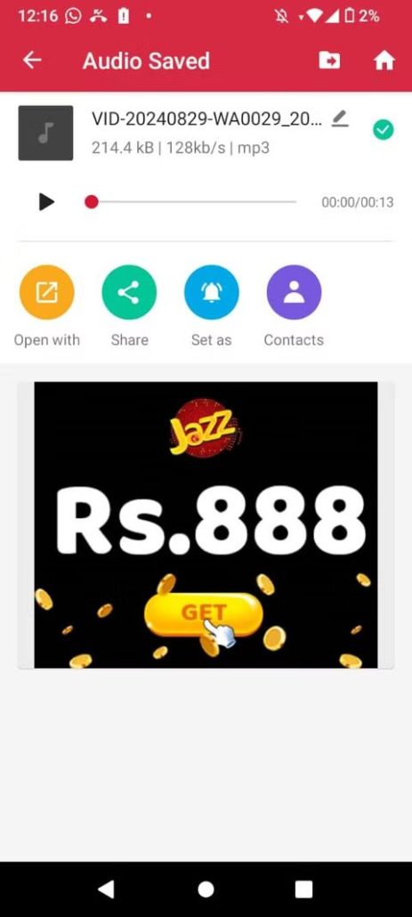 آموزش جدا کردن صدا از ویدیو با گوشی