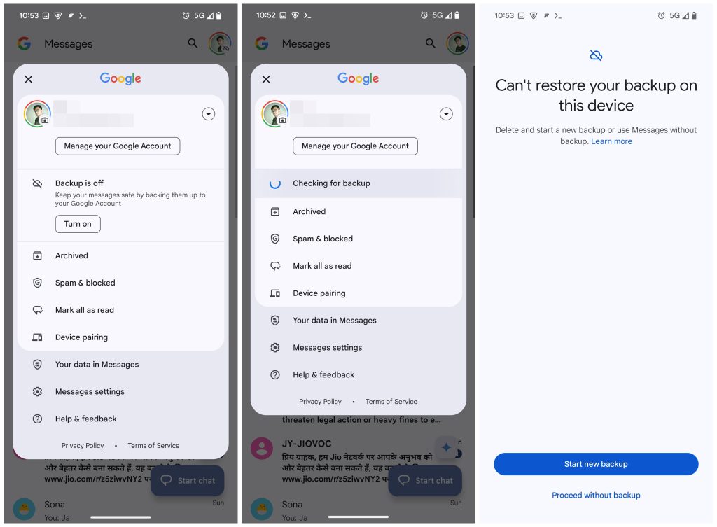 با قابلیت جدید گوگل مسیج دیگر هرگز پیامهای خود را از دست نخواهید داد!