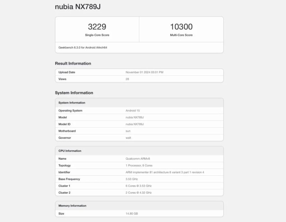 بنچمارک رد مجیک 10 اولترا با اسنپدراگون 8 الیت رؤیت شد؛ قدرتمندتر از M2 اپل!