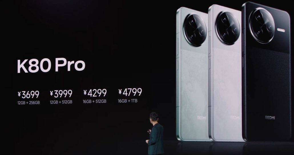 ردمی K80 پرو با تراشه اسنپدراگون 8 الیت و نمایشگر اولد رونمایی شد