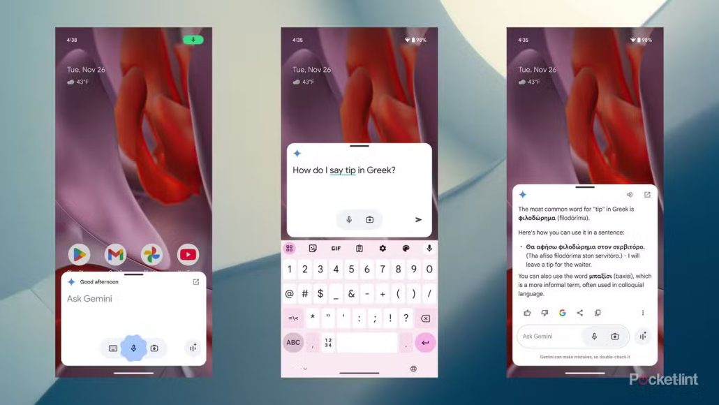 4 ویژگی کاربردی دستیار هوش مصنوعی جمینای گوگل!