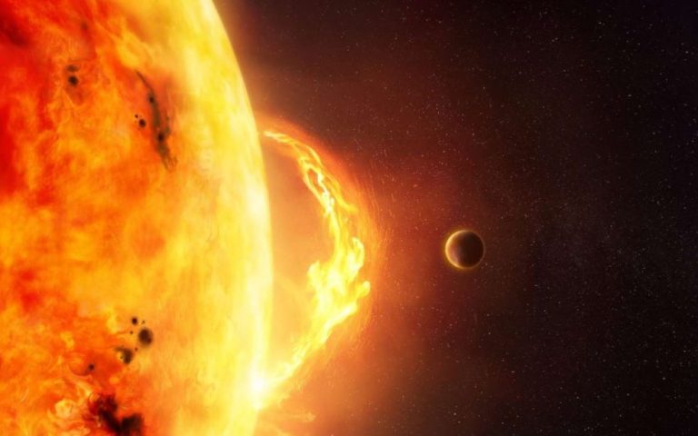 خشم خورشید؛ شراره عظیم خورشیدی X2.3 توسط ناسا رصد شد!