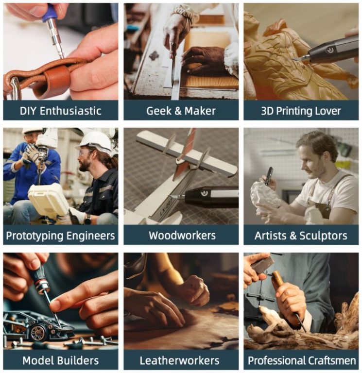 چاقوی اولتراسونیک بیسیم که هر چیزی را به راحتی کره میبرد!