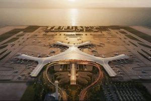 چین در حال ساخت بزرگترین فرودگاه جهان بر روی یک جزیره مصنوعی است!