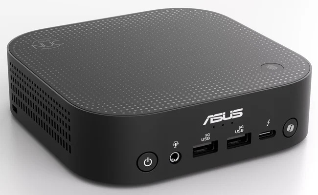 ایسوس از مینی کامپیوتر NUC 14 Pro AI با کوپایلت پلاس و پردازنده‌ی گرافیکی اینتل آرک رونمایی کرد