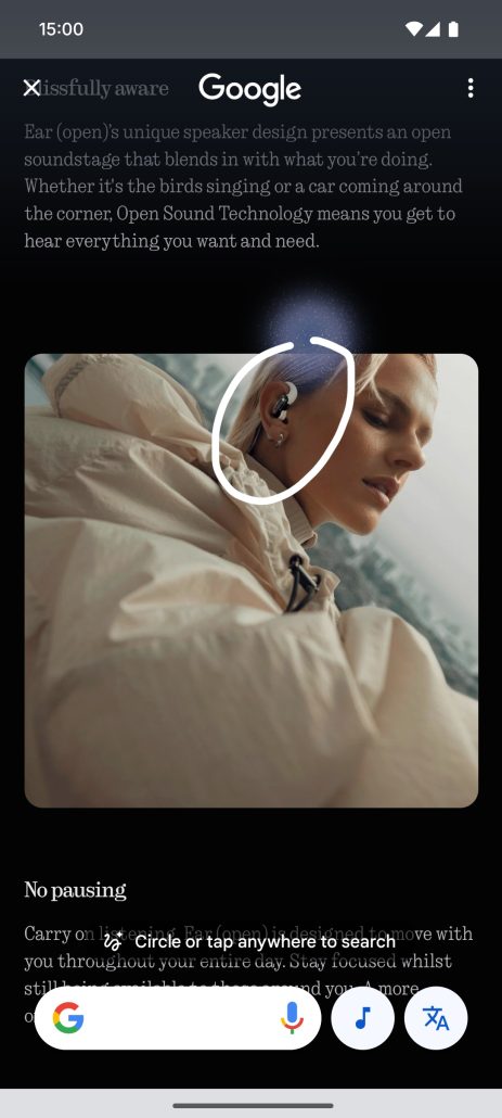 قابلیت Circle to Search برای گوشی‌های سری ناتینگ فون 2 فعال شد! [آموزش]