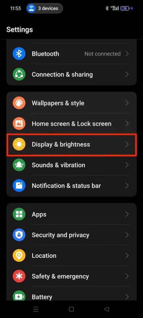 چگونه فیلتر نور آبی گوشی اندرویدی خود را فعال یا غیرفعال کنیم؟