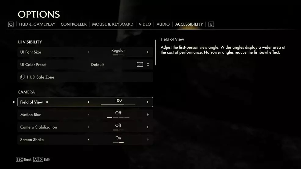 آموزش تغییر میدان دید در بازی ایندیانا جونز Indiana Jones and the Great Circle