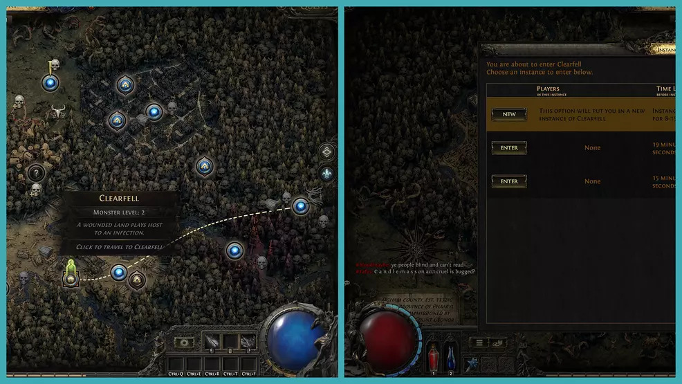 چگونه نقشه خود را در بازی Path of Exile 2 ریست کنیم؟