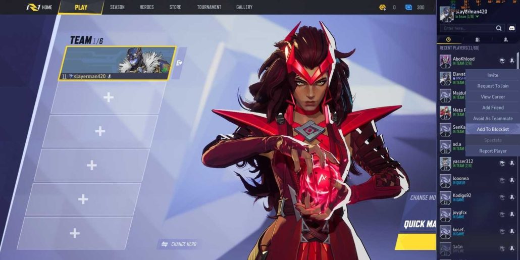 آموزش بلاک یا بیصدا کردن بازیکنان در بازی Marvel Rivals