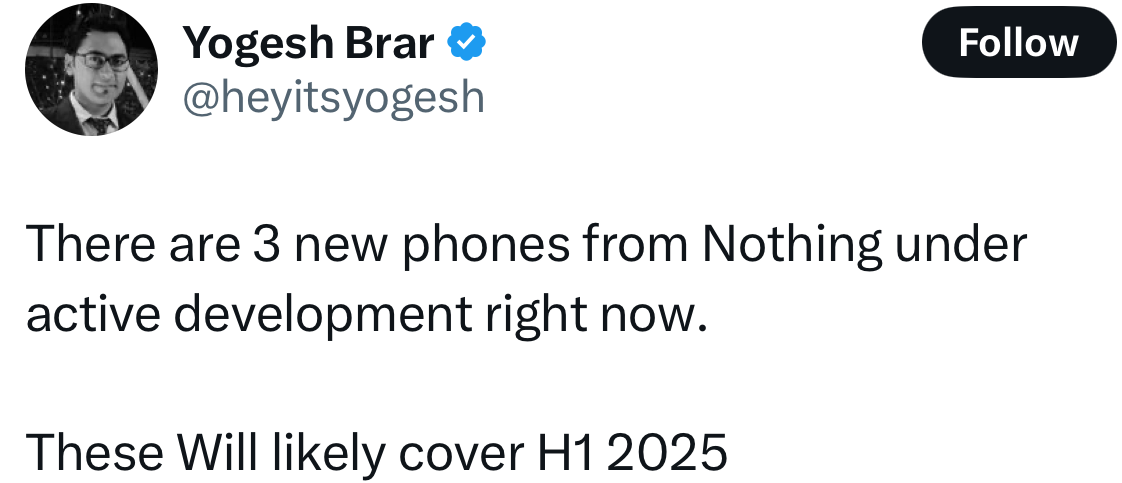 ناتینگ سه گوشی جدید را در نیمه نخست سال 2025 به بازار معرفی خواهد کرد!