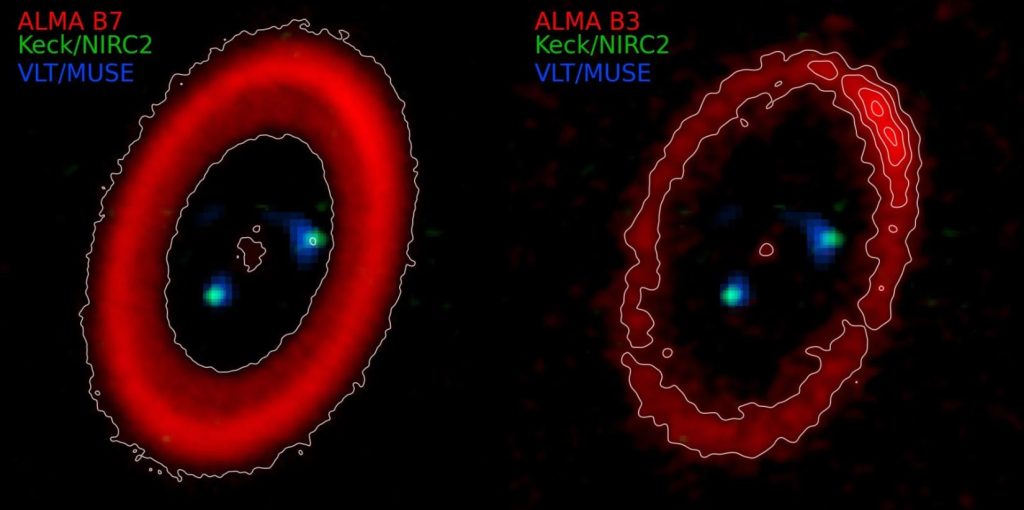 ستارهشناسان سیارات در حال ساخت یکدیگر در فضا مشاهده کردند!