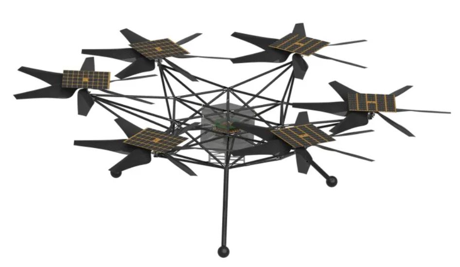 جانشین هلیکوپتر کوچک نبوغ ناسا در مریخ؛ یک هلیکوپتر 36 پرهای به اندازه یک شاسی بلند!