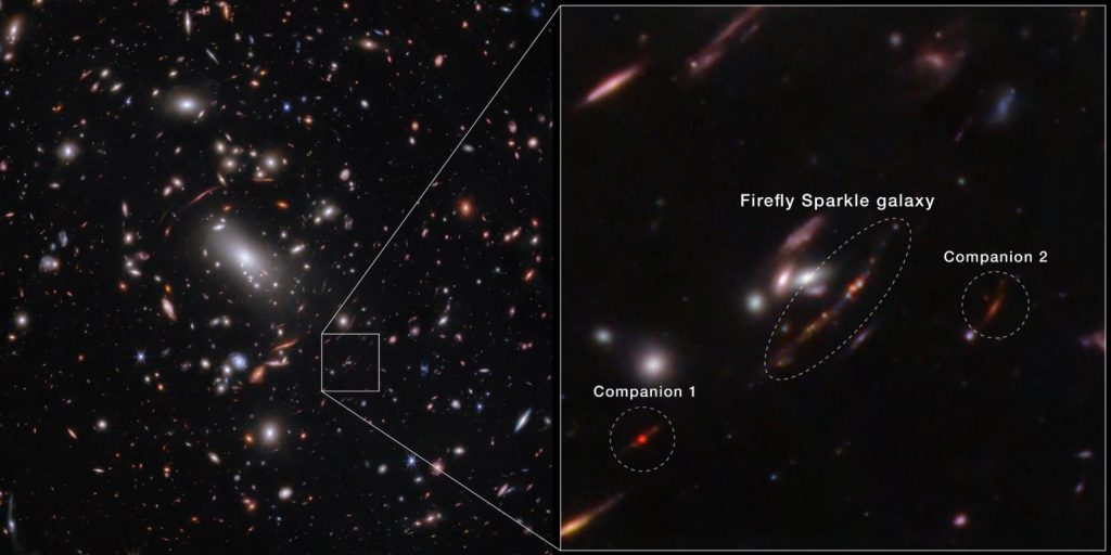 تلسکوپ وب کهکشان‌ دوقلوی راه شیری را در سپیده‌دم کیهان کشف کرد!