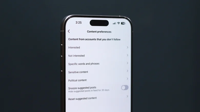 چگونه توصیههای اینستاگرام خود را ریست کنیم؟