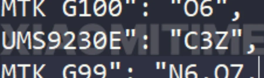 چیپست ردمی A5 (پوکو C71) از طریق Mi Code فاش شد