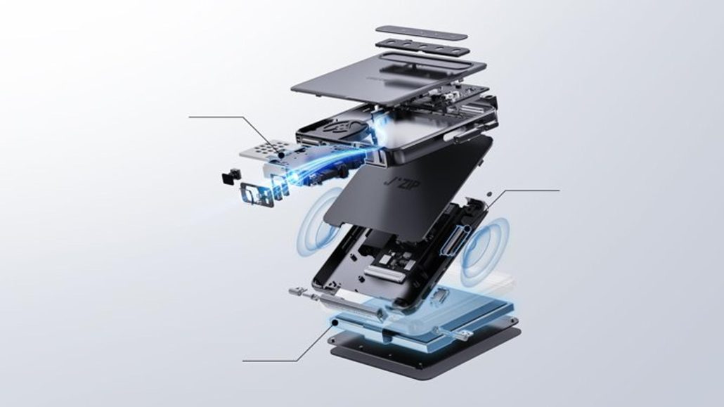 برند Aurzen از مینی پروژکتور قابل حمل «زیپ» با طراحی سه‌بار تاشو رونمایی کرد!