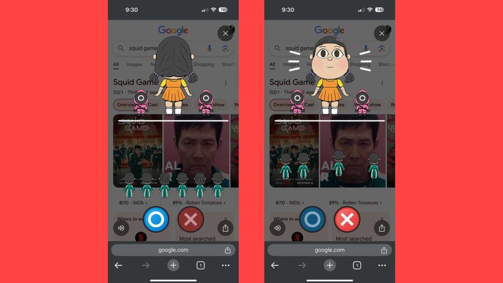 چگونه ایستر اگ مخفی اسکویید گیم گوگل را بازی کنیم؟