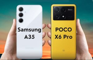 مقایسه گوشی a35 و پوکو x6 پرو