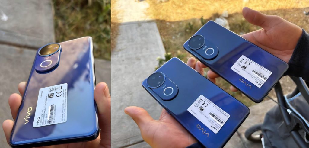 نسخه آبی ویوو V50 قبل از رونمایی در تصاویر زنده رویت شد!