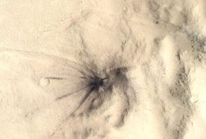 برخورد یک شهاب سنگ به مریخ و ارسال امواج لرزهای از سیاره سرخ!