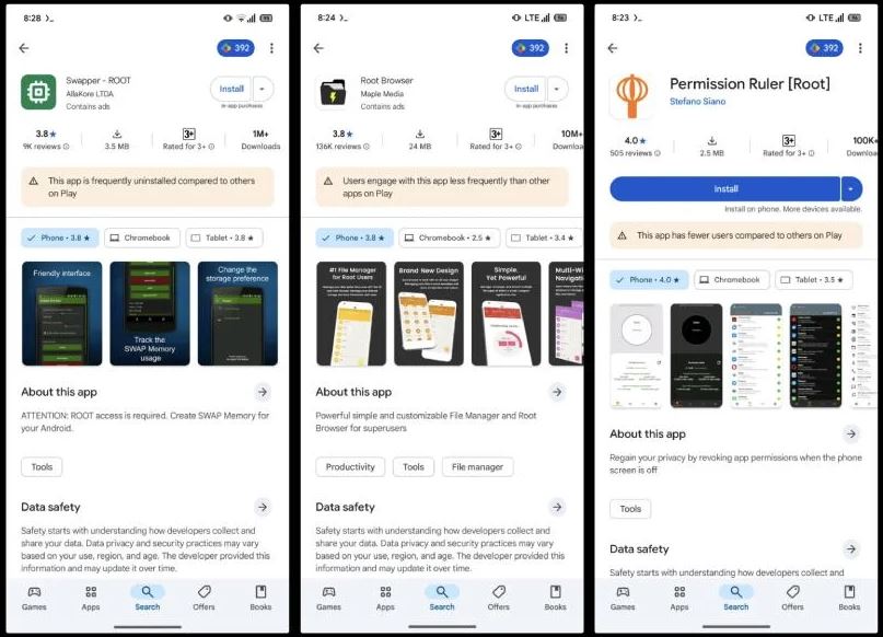 گوگل پلی هشدارهای کیفیت جدیدی را برای کمک به کاربران در انتخاب برنامهها اضافه میکند