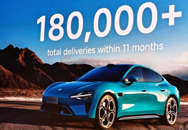 شیائومی بیش از 180,000 دستگاه SU7 تحویل داده است!