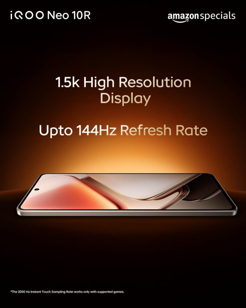 آیکو نئو 10R با نمایشگر 144 هرتزی و SD8sGen3 معرفی شد