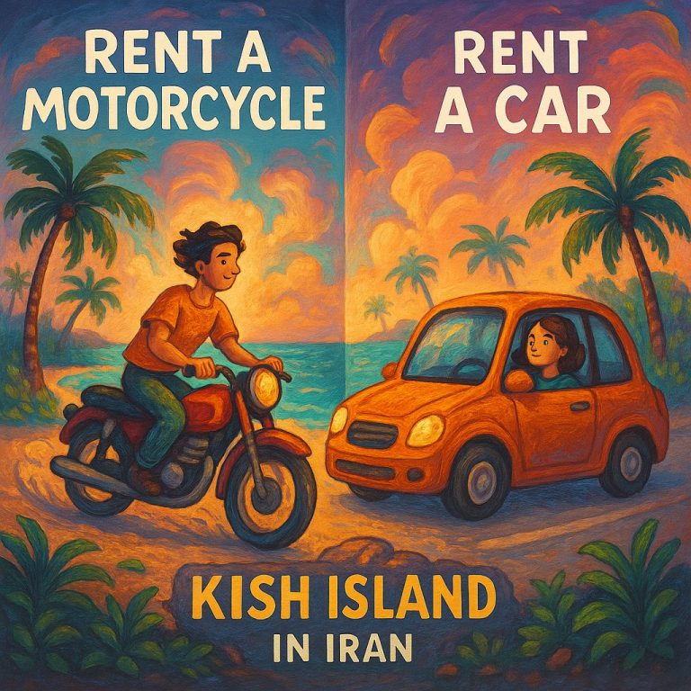 اجاره موتور در کیش و اجاره خودرو در کیش
