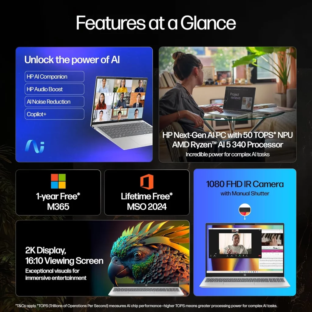 لپتاپ اچ پی آمنی بوک 5 روانه بازار شد