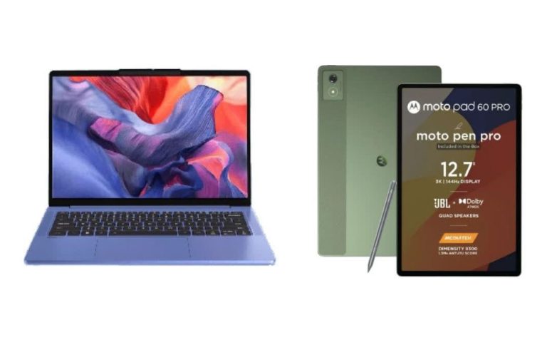 موتورولا تبلت موتو پد 60 پرو و لپ تاپ موتو بوک 60 را معرفی کرد