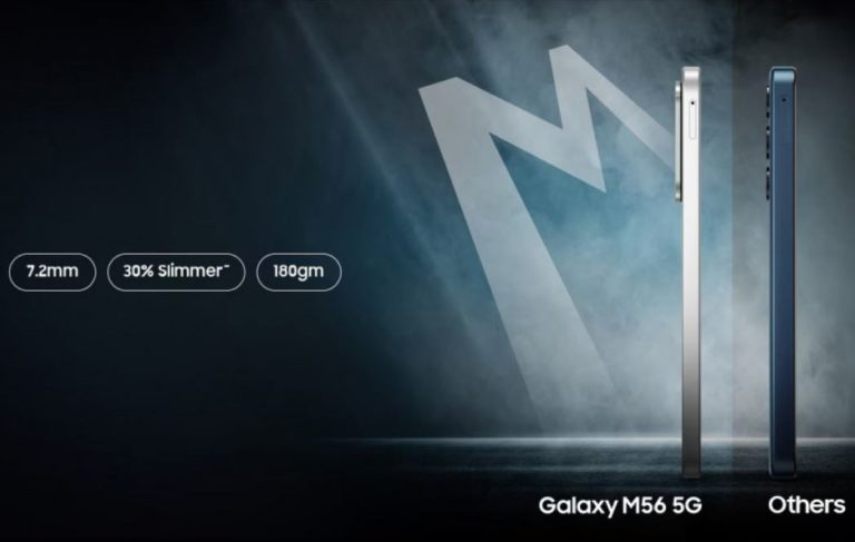 گلکسی M56 سامسونگ معرفی شد؛ نازکتر و سبکتر از A56!