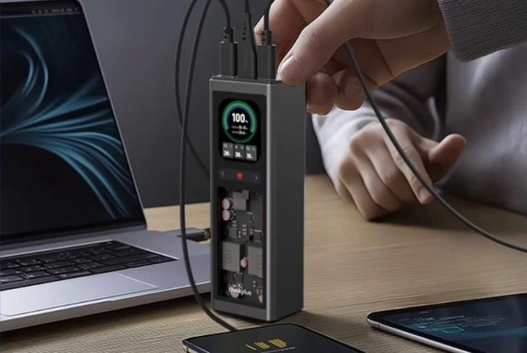 پاوربانک 140 واتی 20000 میلیآمپر ساعتی لنوو با اولین شارژ دیجیتال هیبریدی معرفی شد