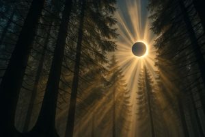 جنگلها قبل از خورشیدگرفتگی "صحبت میکنند"؛ یک ارتباط الکتریکی مرموز میان درختان!