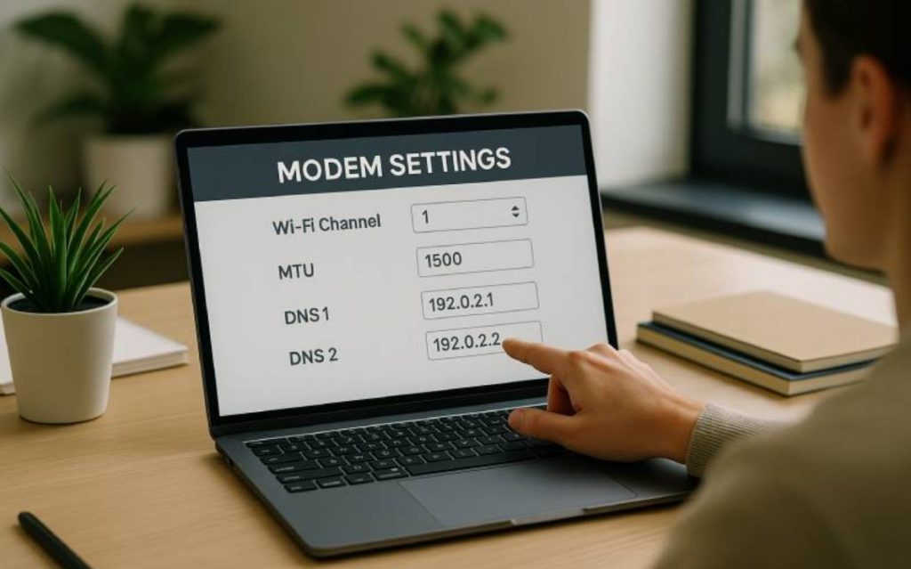 تنظیمات مودم برای سرعت اینترنت بهتر