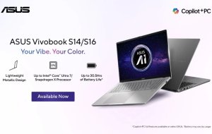 لپتاپهای ایسوس ویووبوک S14 و S16 مجهز به هوش مصنوعی معرفی شدند
