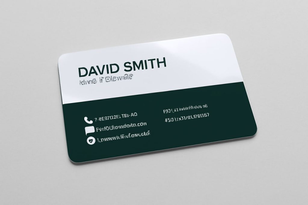 کارت ویزیت سلفون یا لمینت