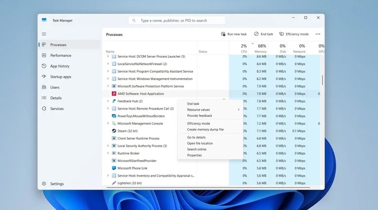 ویندوز ۱۱ چقدر رم مصرف می‌کند و آیا می‌توان کاری کرد که رم کمتری مصرف کند؟