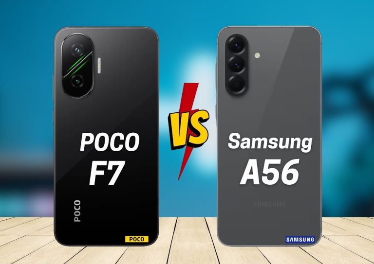 پوکو F7 یا گلکسی A56: کدام گوشی میان‌رده عملکرد بهتری دارد؟!